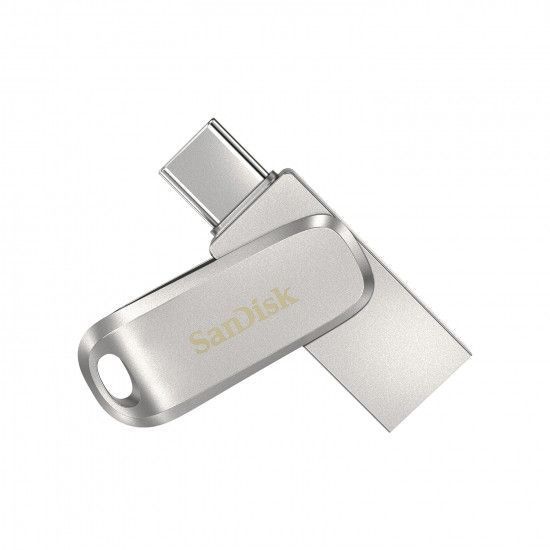 Накопитель SanDisk 256GB USB 3.1 Type-A + Type-C Dual Drive Luxe RC_SDDDC4-256G-G46 фото