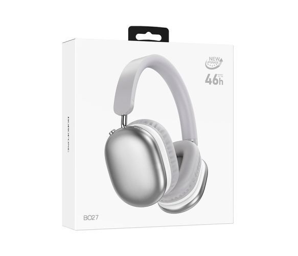 Наушники Bluetooth Borofone BO27, Silver, Box U_39255 фото