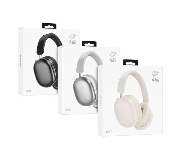 Наушники Bluetooth Borofone BO27, Silver, Box U_39255 фото