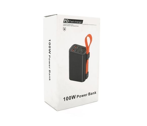 Повербанк 100W KP KG-300 30000mAh, Input:(Type-C), Output:(USB,Type-C), PD100W для Laptop, plastic, Black, Box U_37330 фото