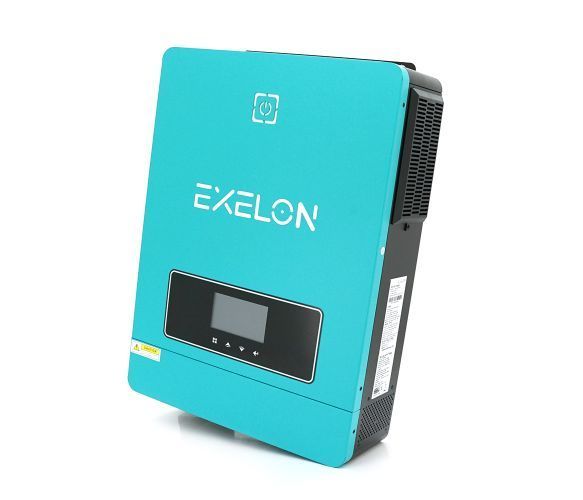 Гібридний інвертор Exelon EMAX PRO-10.2 KW, 10200VA, 48V, струм заряду 0-160A, MPPT (90-450VDC, 2/18A), 530x390x170mm, 16.2 kg U_37173 фото