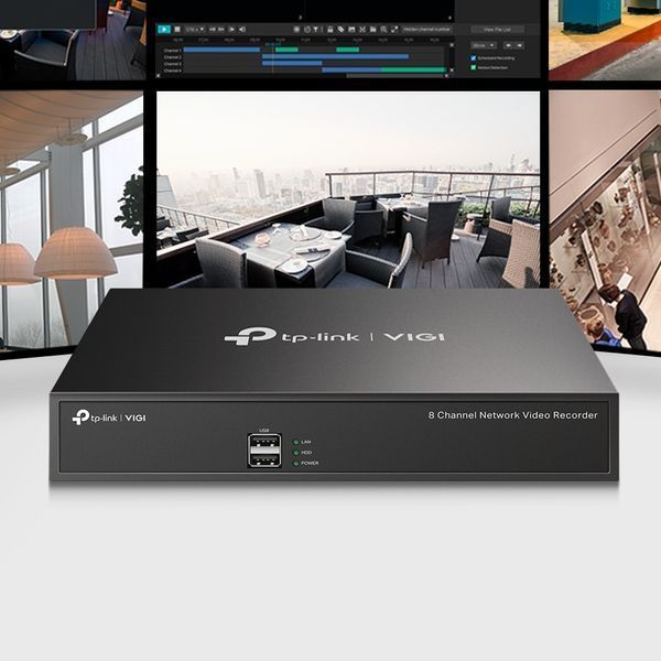 IP-видеорегистратор TP-LINK VIGI NVR1008H 8 каналов, 2xUSB, H265+, 1xHDD, до 10 ТБ RC_VIGI-NVR1008H фото