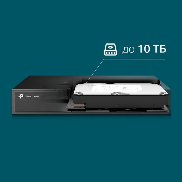IP-видеорегистратор TP-LINK VIGI NVR1008H 8 каналов, 2xUSB, H265+, 1xHDD, до 10 ТБ RC_VIGI-NVR1008H фото