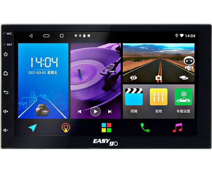 Универсальная автомагнитола EasyGo TS-1 Android MA_EasyGo TS-1 фото