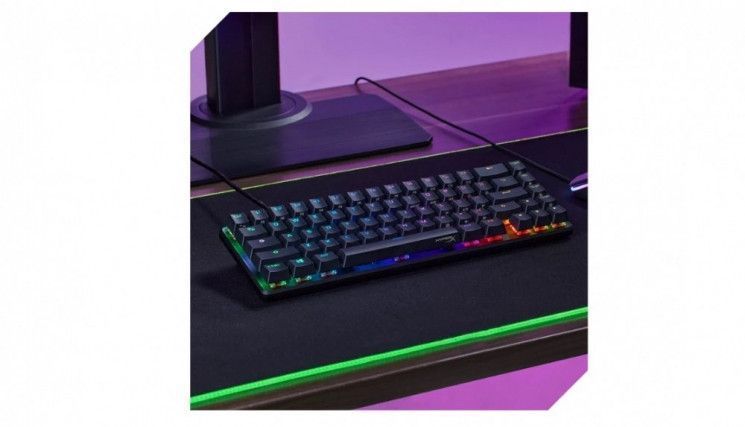 Клавіатура механічна HyperX Alloy Origins 65, 67key, Red, USB-A, ENG/RU, RGB, чорний RC_4P5D6AX фото