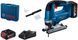 Лобзик Bosch GST 185-LI аккумуляторный 18В 2х4А/ч 3500об/мин ход 26мм 2кг кейс RC_0.601.5B3.024 фото 10