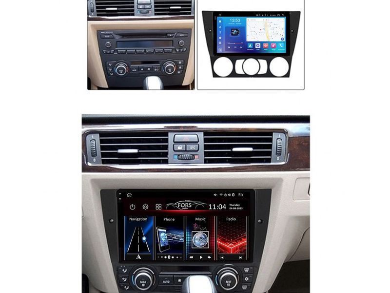 Штатна автомагнітола FORS.auto FS 2 PRO для BMW E90/E91/E92/E93 (2+32Gb, 9") 2004-2012 FA_FS-2122 фото