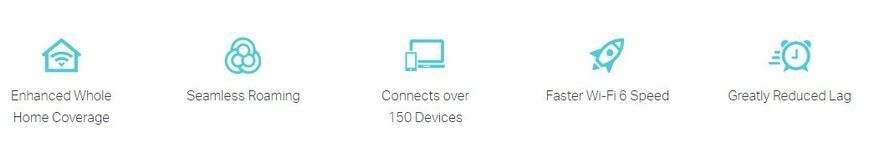 Система WiFi-Mesh TP-LINK Deco X20 AX1800, 1xGE LAN, 1xGE WAN, 3мод RC_DECO-X20-3-PACK фото