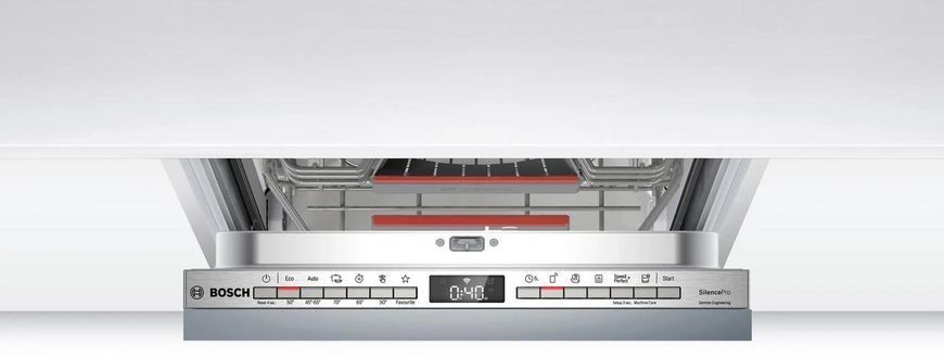 Посудомоечная машина Bosch встроенная, 10компл., A++, 45см, дисплей, 3й корзина, белая RC_SPV4EMX65K фото