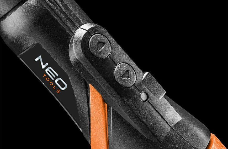 Отвертка Neo Tools аккумуляторная, micro-USB, 3.6В Li-Ion, 800мА&bull;ч, 280об&bull;мин, 42 бит, SL, PH, PZ, Torx, кейс RC_04-200 фото